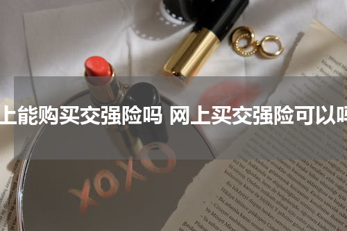 网上能购买交强险吗 网上买交强险可以吗