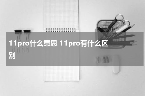 11pro什么意思 11pro有什么区别