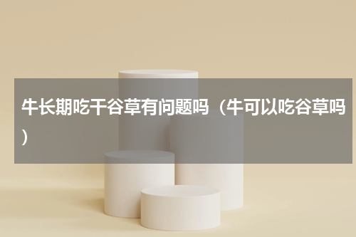 牛长期吃干谷草有问题吗（牛可以吃谷草吗）
