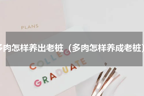多肉怎样养出老桩（多肉怎样养成老桩）