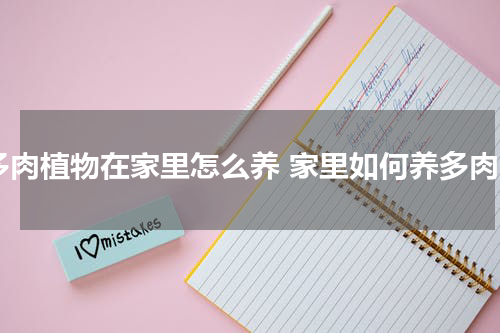 多肉植物在家里怎么养 家里如何养多肉