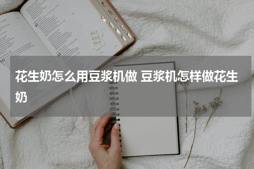 花生奶怎么用豆浆机做 豆浆机怎样做花生奶