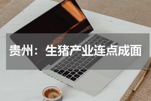 贵州：生猪产业连点成面