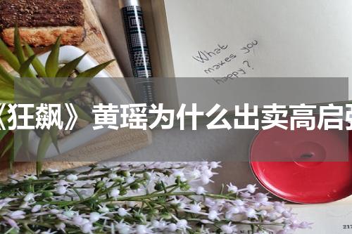 《狂飙》黄瑶为什么出卖高启强