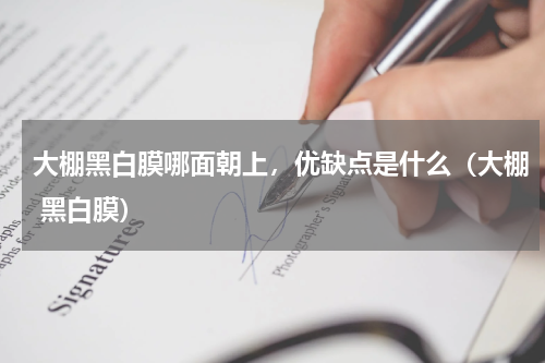 大棚黑白膜哪面朝上，优缺点是什么（大棚 黑白膜）