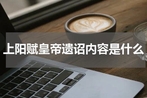 上阳赋皇帝遗诏内容是什么